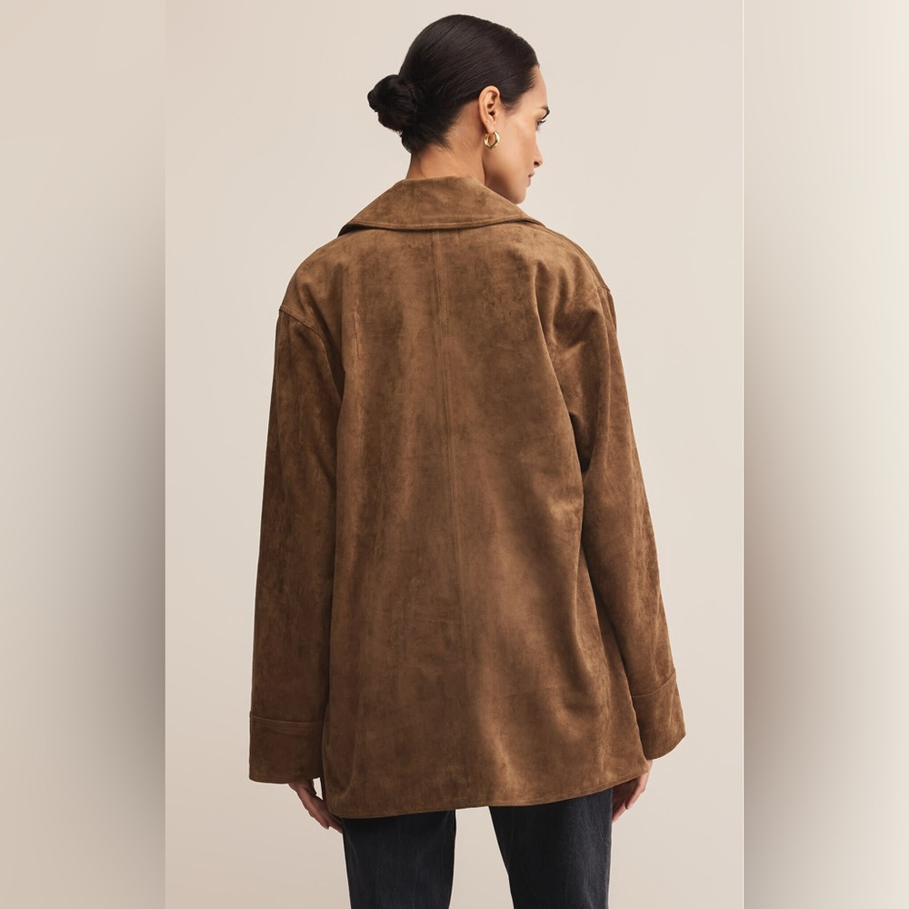 NWOT Z SUPPLY Faux Suede Chore Jacket - Picture 2 of 10